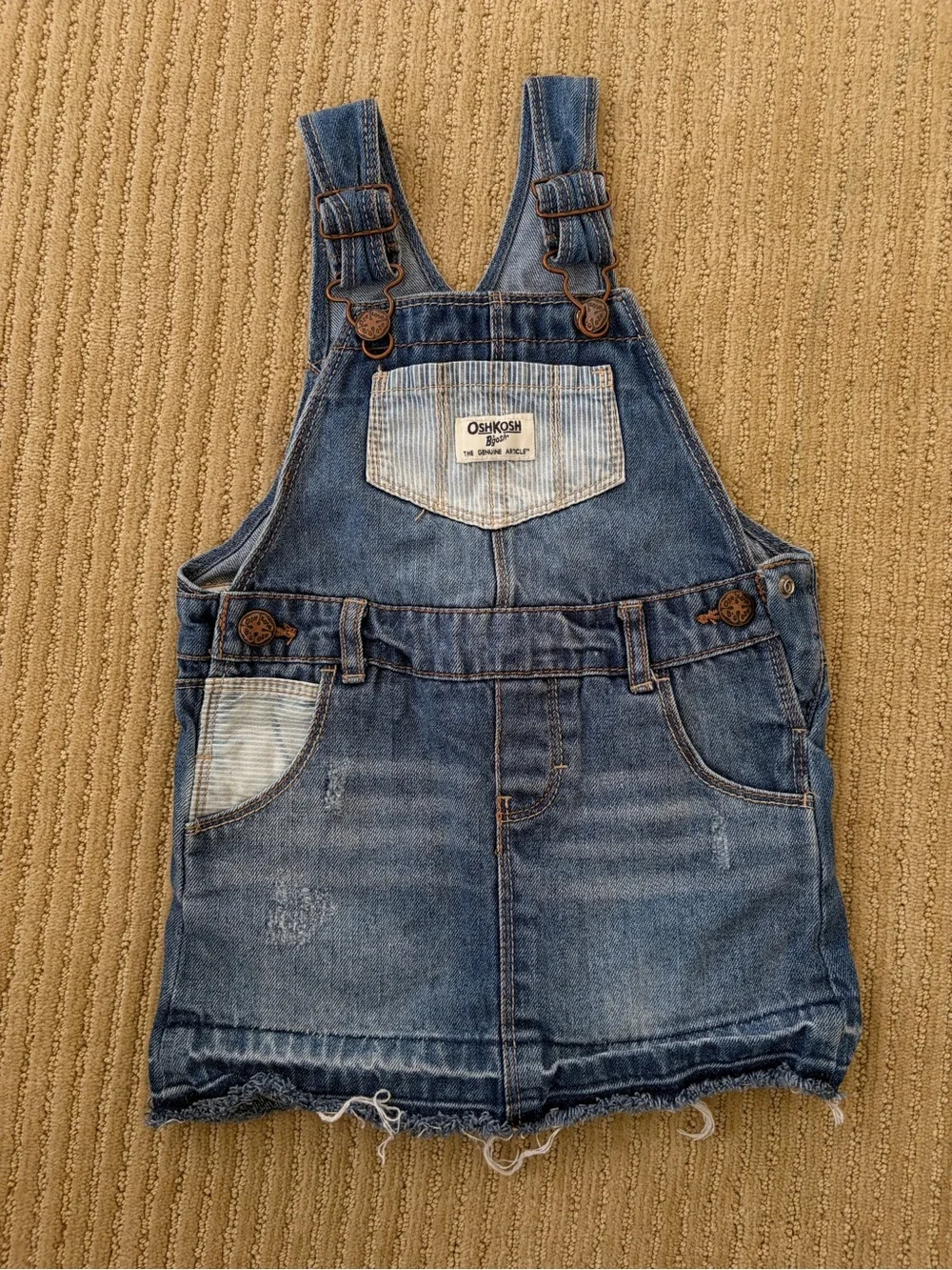 OshKosh B'gosh Denim Overall Skirt in Blue